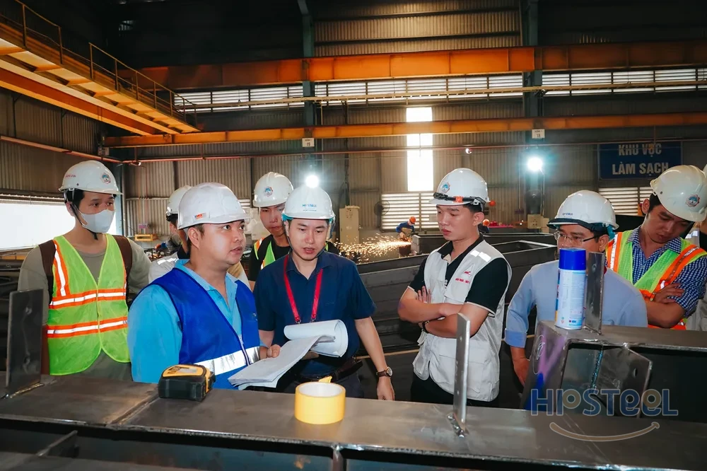 HP Steel Welcomes Binh Duong University (BDU) Students for a Steel Fabrication Factory Tour